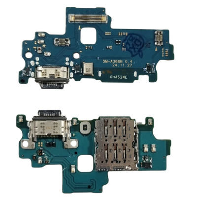 Шлейф для Samsung A366 Galaxy A36, коннектора зарядки, микрофона, оригинал