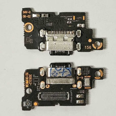 Шлейф для Xiaomi Poco F3/Mi 11i/Mi 11X Pro/Redmi K40, коннектора зарядки, с микрофоном, плата зарядки, High Copy