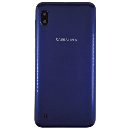 Задняя панель корпуса для Samsung A105/DS Galaxy A10, Blue со стеклом камеры