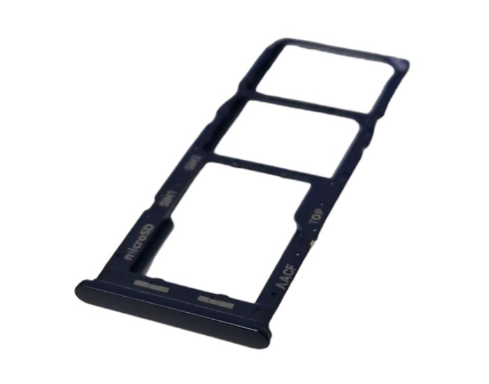 Держатель SIM-карты для Sаmsung A515F Galaxy A51 /A715F Galaxy A71, черный, Dual Sim