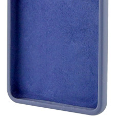 Чехол-силикон Getman Liquid Silk Full Camera Xiaomi Redmi Note 7 (Синий / Navy Blue)