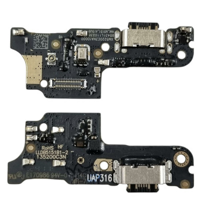 Шлейф для Xiaomi Redmi 14C, конектора зарядки, з мікрофоном. High Copy