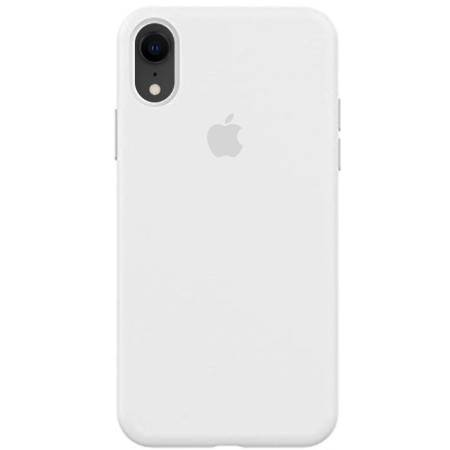 Чехол-силикон оригинал Soft Matte iPhone XR White (Класс А)