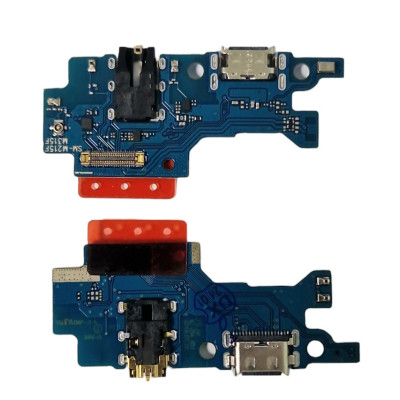 Шлейф для Samsung M215-M21/M307-M30s/M315-M31 конектора зарядки, конектора гарнітури з мікрофоном, High Copy