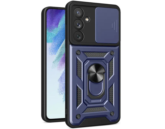 Чехол-Ударопрочный Camshield Serge Ring Samsung Galaxy A34 5G, Синий