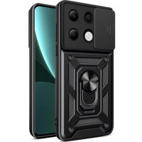 Чохол-Ударостійкий Camshield Serge Ring Xiaomi Note 13 Pro 4G / Poco M6 Pro 4G, чорний