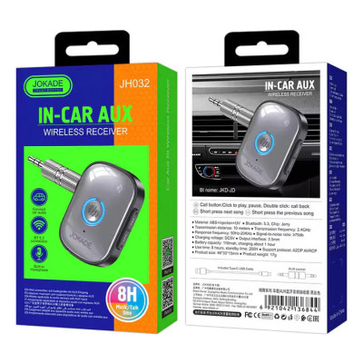 Автомобильный FM-Модулятор Jokade JH032 JINGDIAO (AUX / BT5.3 / FM)