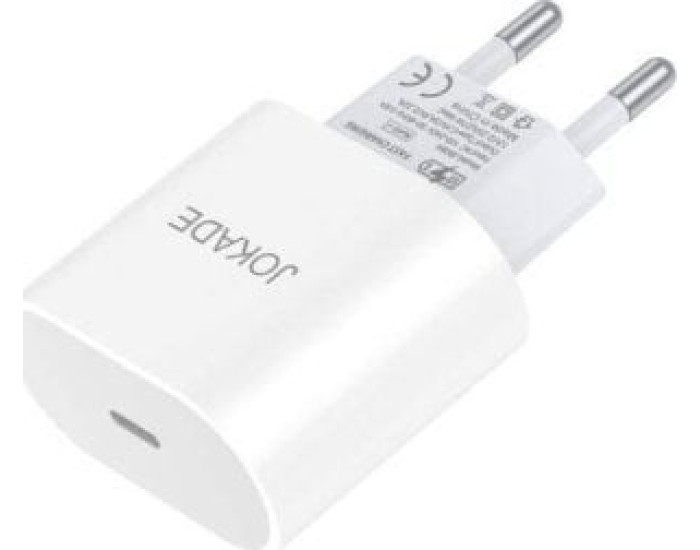 Мережеве зарядний пристрій Jokade JB064 BAIYU (PD27W/USB-C) Білий