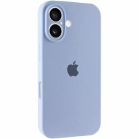 Чехол-силикон оригинал Full Soft Matte iPhone 16 сиренево голубой