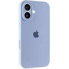Чехол-силикон оригинал Full Soft Matte iPhone 16 сиренево голубой
