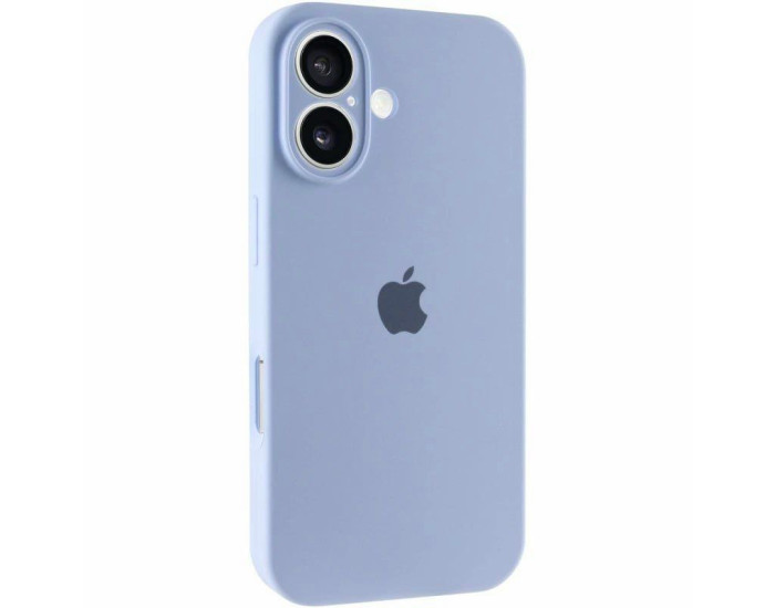 Чехол-силикон оригинал Full Camera Soft Matte iPhone 16, сиренево-голубой
