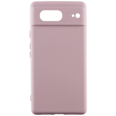 Чохол-силікон Silicone Lakshmi Full Camera Google Pixel 7 (Рожевий / Pink Sand)