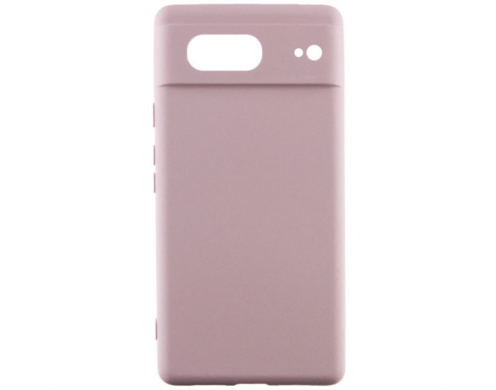 Чохол-силікон Silicone Lakshmi Full Camera Google Pixel 7 (Рожевий / Pink Sand)