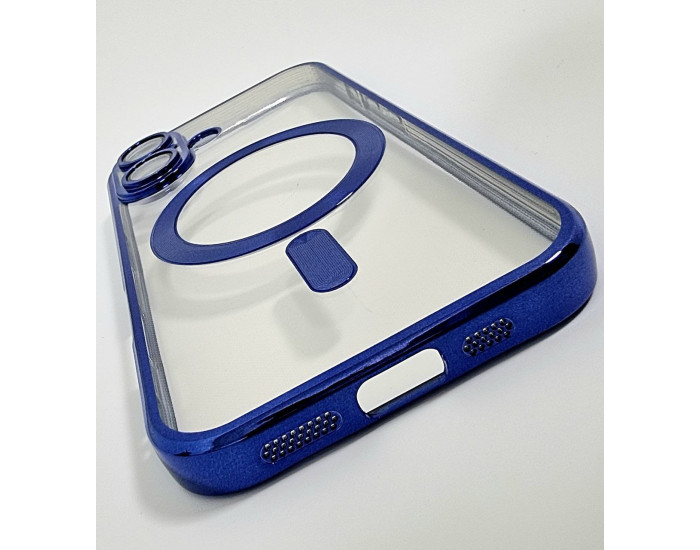 Чохол-силікон Shining Camera MagSafe iPhone 16, Темно-синій