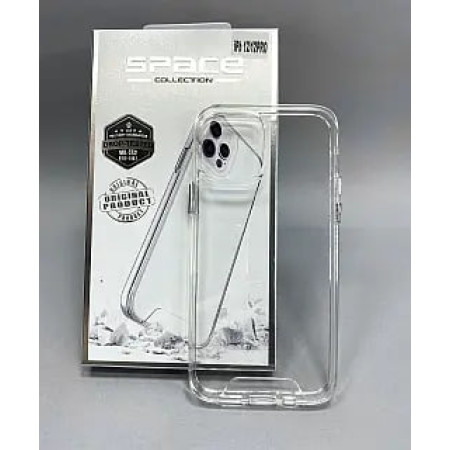 Чехол-силикон Space Collection iPhone 16 Plus прозрачный