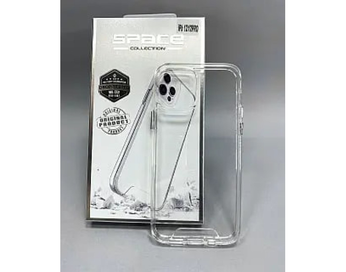 Чехол-силикон Space Collection iPhone 16 Plus прозрачный