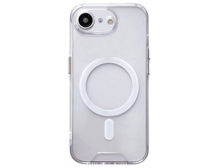 Чехол-силикон Space Case with MagSafe Apple iPhone 16e Прозрачный