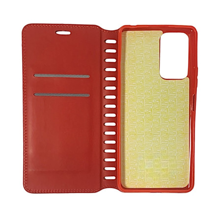 Чехол-книга Leather Folio Samsung A34 5G красный