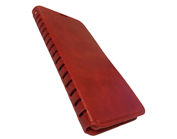 Чохол-книга Leather Folio Samsung A34 5G червоний