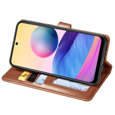 Чехол-книга Кожаный GETMAN Gallant Samsung Galaxy A35 5G, Коричневый