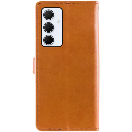 Чехол-книга Кожаный GETMAN Gallant Samsung Galaxy A35 5G, Коричневый