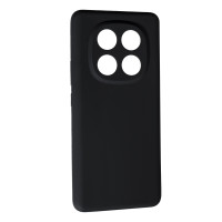 Чехол-силикон оригинал Full Soft Matte Xiaomi Redmi Note 14 Pro 5G / Poco X7 Black (Класс B)