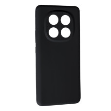 Чехол-силикон оригинал Full Soft Matte Xiaomi Redmi Note 14 Pro 5G / Poco X7 Black (Класс C)