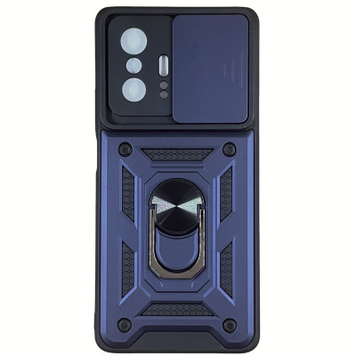 Чехол-Ударопрочный Camshield Serge Ring Xiaomi 11T / 11T Pro, Синий
