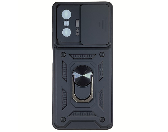 Чохол-Ударостійкий Camshield Serge Ring Xiaomi 11T / 11T Pro, чорний