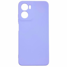 Чехол-силикон GETMAN Liquid Silk Full Camera для Motorola Moto G05 / E15 4G (Сиреневый)