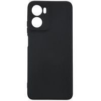 Чехол-силикон GETMAN Liquid Silk Full Camera для Motorola Moto G05 / E15 4G (Черный)