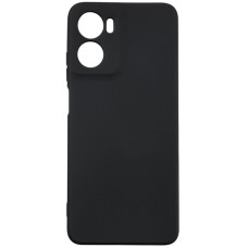 Чехол-силикон GETMAN Liquid Silk Full Camera для Motorola Moto G05 / E15 4G (Черный)