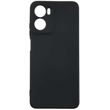 Чехол-силикон GETMAN Liquid Silk Full Camera для Motorola Moto G05 / E15 4G (Черный)