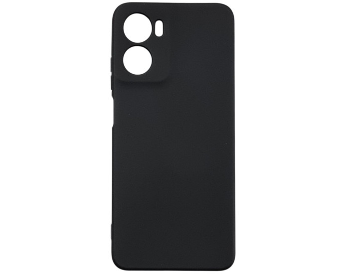 Чехол-силикон GETMAN Liquid Silk Full Camera для Motorola Moto G05 / E15 4G (Черный)