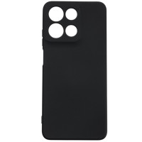 Чохол-силікон GETMAN Liquid Silk Full Camera для Motorola Moto G15 4G, (Чорний)