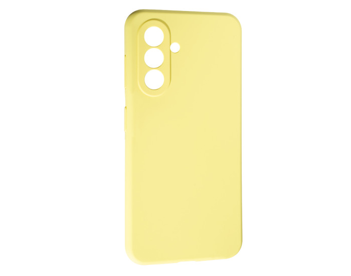 Чехол-силикон Full Silicon Samsung Galaxy S24 FE (Желтый)