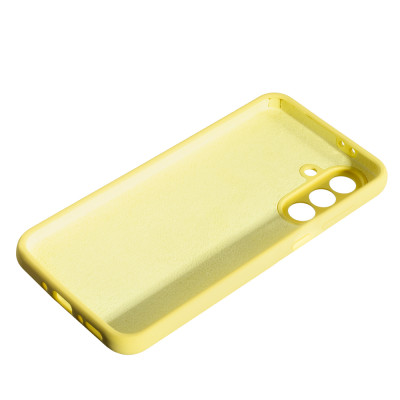 Чехол-силикон Full Silicon Samsung Galaxy S24 FE (Желтый)