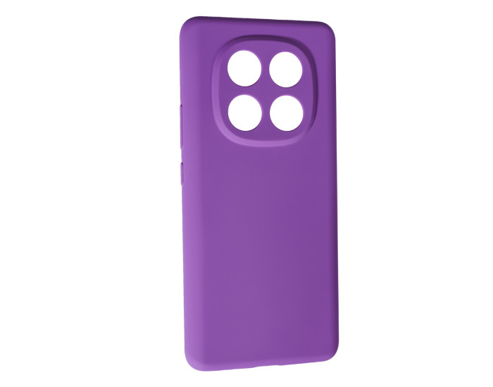 Чехол-силикон оригинал Full Soft Matte Xiaomi Redmi Note 14 Pro 5G / Poco X7 Фиолетовый