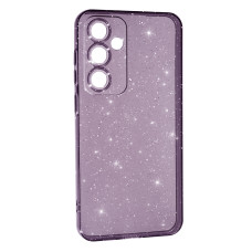 Чехол-силикон Clear Shine Samsung S24 FE Фиолетовый