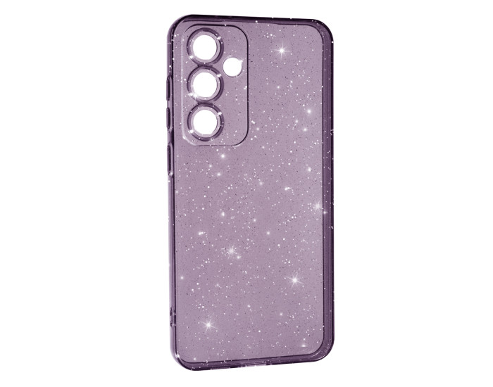 Чехол-силикон Clear Shine Samsung S24 FE Фиолетовый