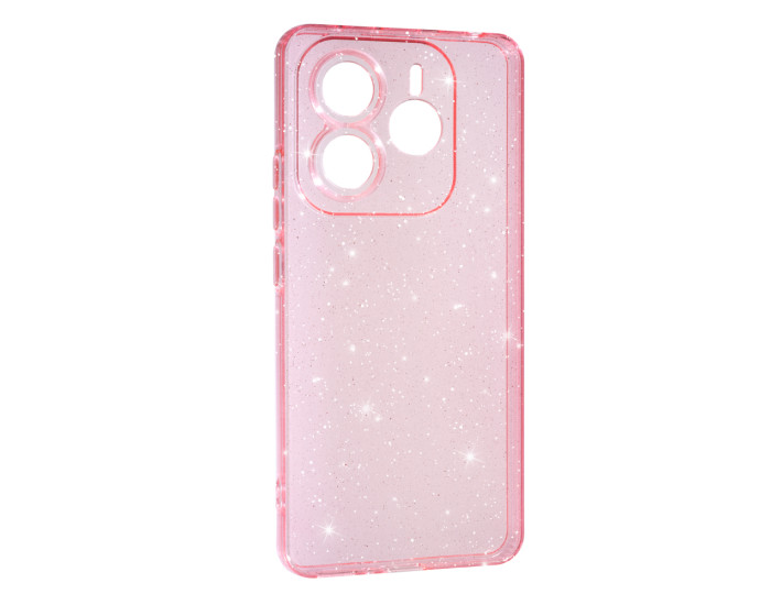 Чохол-силікон Clear Shine Xiaomi Redmi Note 14 4G (UA/Europe) Рожевий