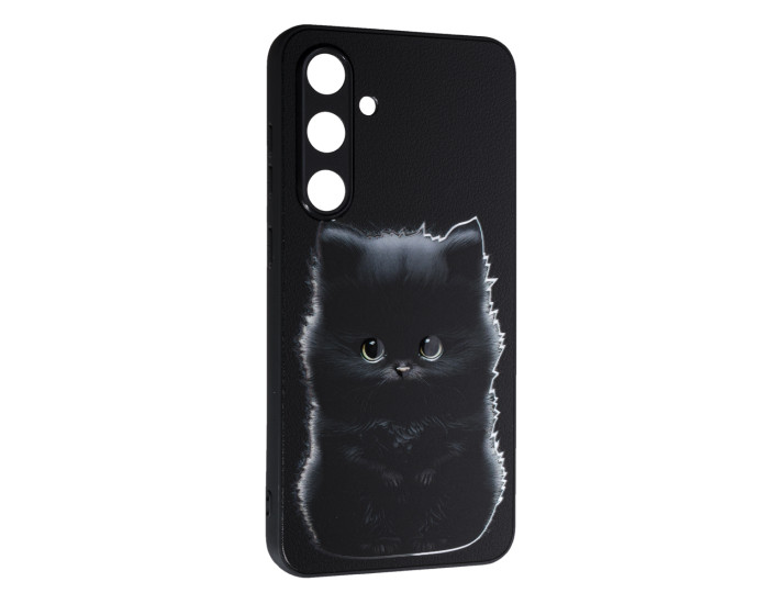 Чехол-силикон Fashion Mix 2025 для Samsung S24 FE- Black Cat
