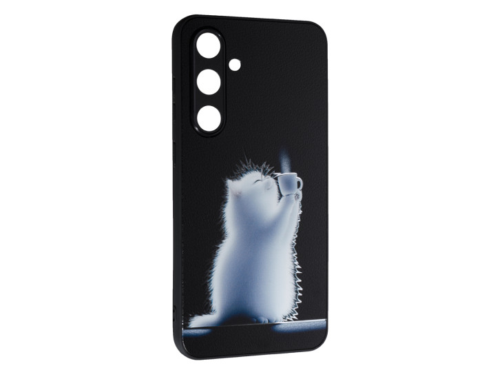 Чехол-силикон Fashion Mix 2025 для Samsung S24 FE- White Cat