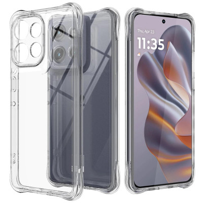 Чохол-силікон Getman Ease logo посилені кути Motorola G15 4G, Прозорий