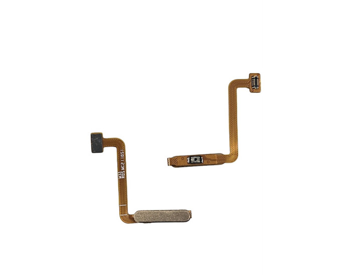 Шлейф для Samsung M336 Galaxy M33 /M536B M33 5G с кнопкой включения, сканер отпечатка пальца (Touch ID) Gold