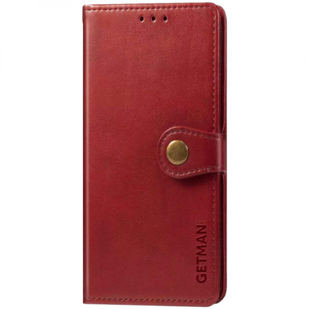 Чехол-книга Кожаный GETMAN Gallant Samsung Galaxy A16 5G Red (Класс B)