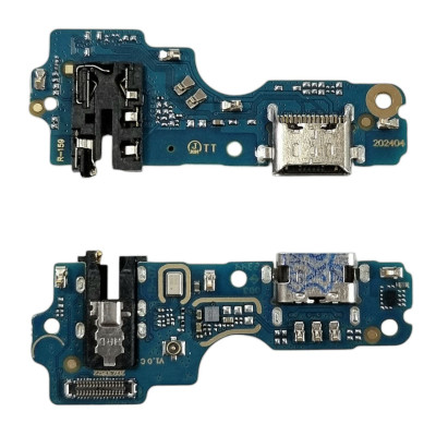 Шлейф для Infinix Smart 8 Plus, конектора зарядки, мікрофона, з компонентами, Copy