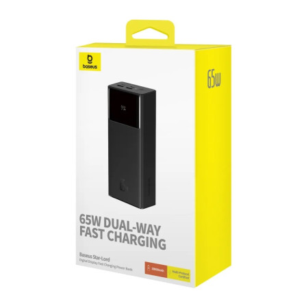 Портативная батарея (Power Bank) Baseus Star-Lord Digital Display Fast Charge 30000 mAh 65W (P10022908113-00) Cluster Black