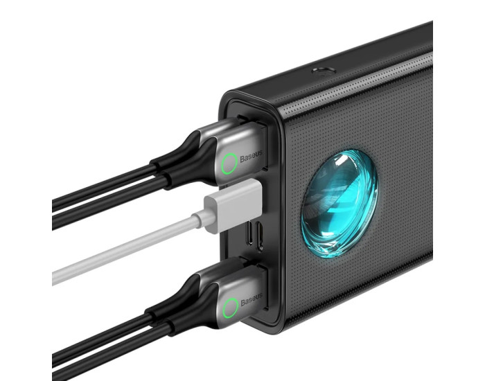 Портативна батарея Baseus Amblight Digital Display Quick Charge 30000mAh 65W Overseas Edit (PPLG000101) (Чорний / Black)