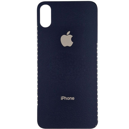 Задня панель корпуси для iPhone X, чорна (Big Hole)